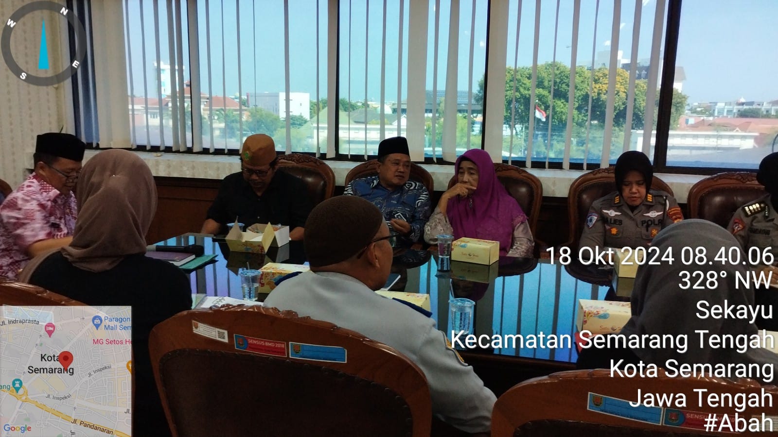 DISKOMINFO Kota Semarang Ikuti Rakor Persiapan Hari Santri Nasional dan Peringatan Maulid Nabi